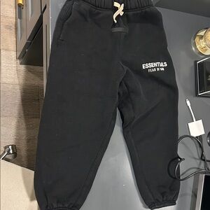 Fear of God Essentials Kids Black Joggers